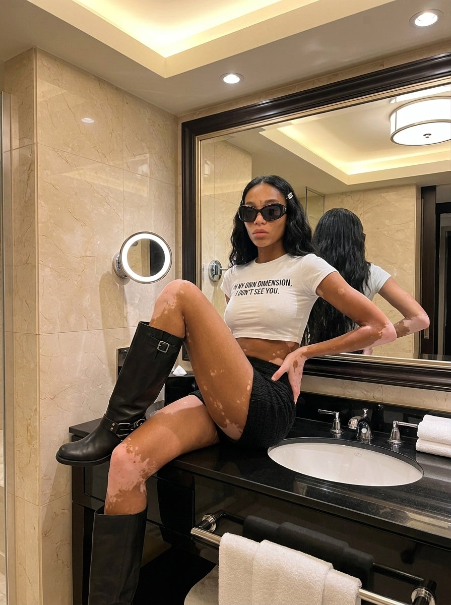 ZENITH CROPPED TEE ( IN MY OWN DIMENSION)