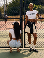 Zenith cropped Statement Tee -  I DON'T SEE YOU "